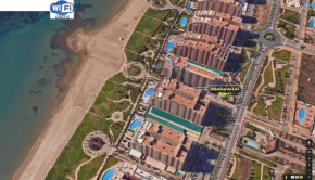 Apartamento 1ª Línea de mar en Marina d'Or con césped y playa Familiar